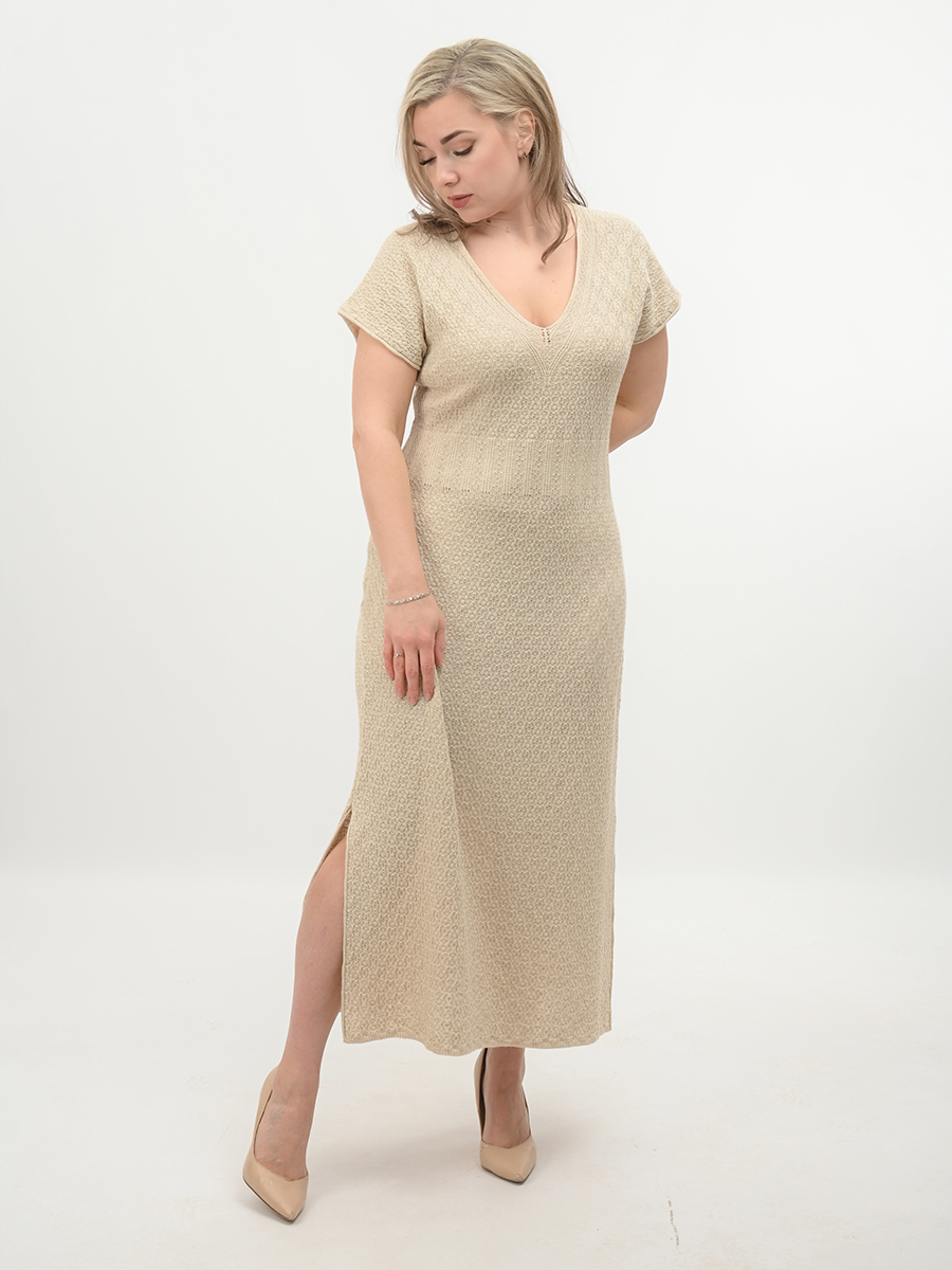 Платье женское 264-2220 Мультитекс. Цвет лен.