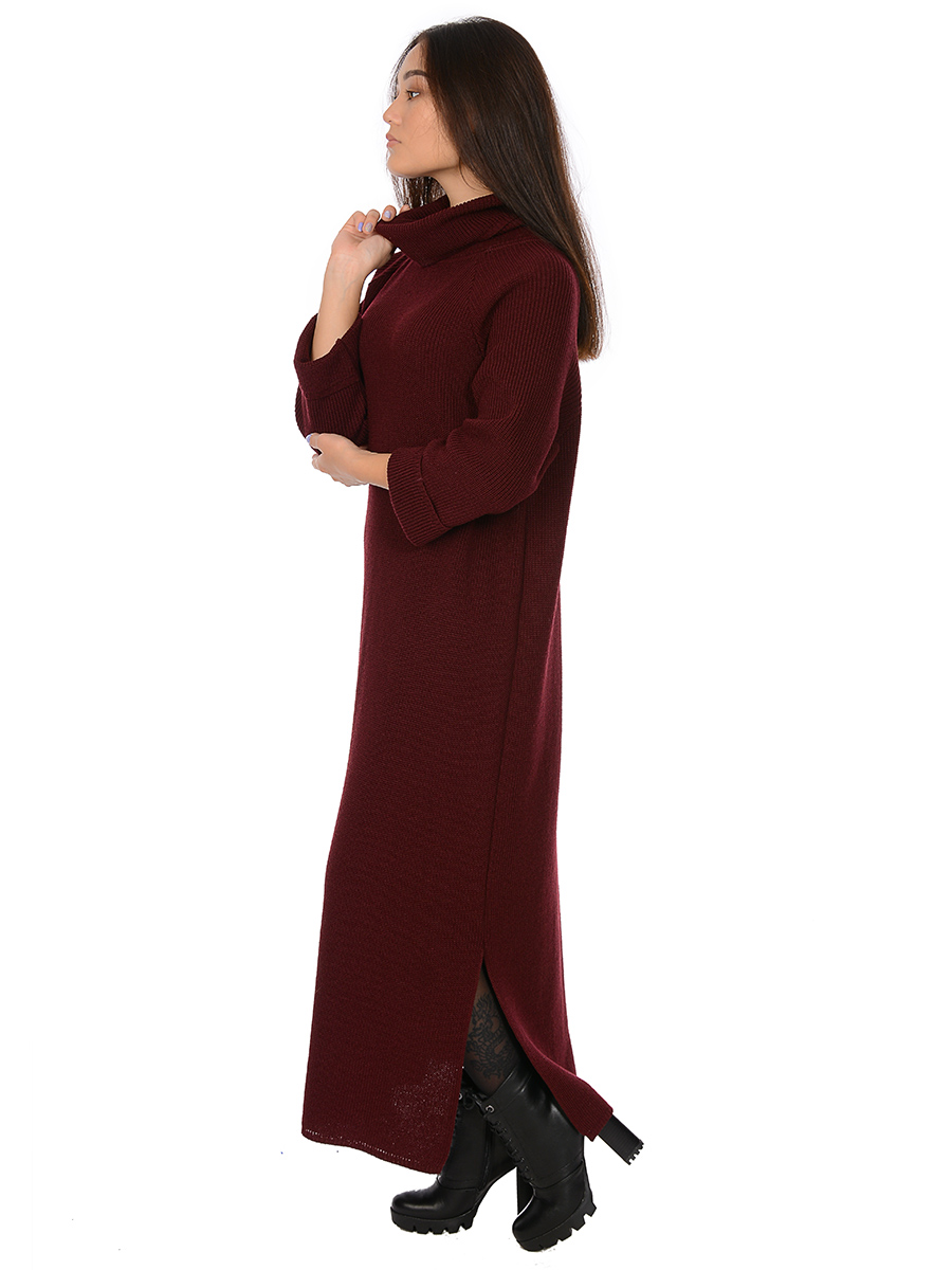 Платье женское 261-1504 Мультитекс. Цвет бордо.