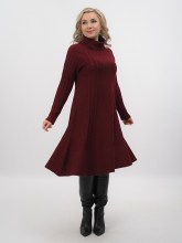 Женское платье 262-2875 Мультитекс. Цвет бордо.