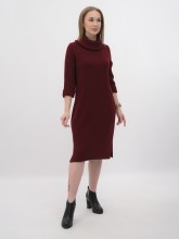 Платье женское 261-9838 Мультитекс. Цвет бордо.