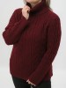 Свитер женский 215-2863 Мультитекс. Цвет бордо.