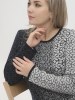 Платье женское 262-2105 Мультитекс. Цвет синий+серый.