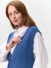 Жилет женский 241-3270 Мультитекс. Цвет королевский синий.