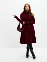 Женское платье 262-2875 Мультитекс. Цвет бордо.