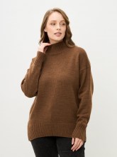 Свитер женский 215-5635 Мультитекс. Цвет коричневый.