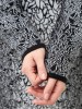 Платье женское 262-2103 Мультитекс. Цвет черный+снежок.