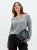 Джемпер женский 213-0300 Мультитекс. Цвет серый.