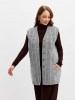 Жилет женский 241-8219 Мультитекс. Цвет серый меланж.