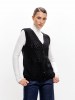 Жилет женский 241-9884 Мультитекс. Цвет чёрный.