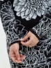 Платье женское 262-9759 Мультитекс. Цвет черный+снежок.