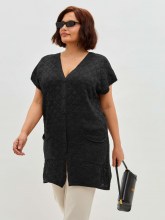 Жилет женский 243-3210 Мультитекс. Цвет чёрный.