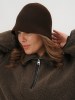 Шапка женская 291-5644 Мультитекс. Цвет шоколад.