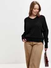 Джемпер женский 213-0129 Мультитекс. Цвет чёрный.