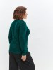 Джемпер женский 213-3151 Мультитекс. Цвет малахит темный.