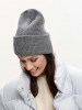Шапка женская 291-5636 Мультитекс. Цвет серый меланж светлый.