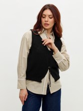 Жилет женский 241-0315 Мультитекс. Цвет чёрный.