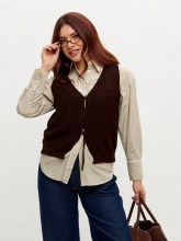 Жилет женский 241-0315 Мультитекс. Цвет шоколад.