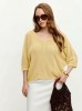 Джемпер женский 213-5643 Мультитекс. Цвет желтый.