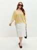 Джемпер женский 213-5643 Мультитекс. Цвет желтый.