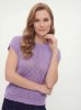 Джемпер женский 214-0303 Мультитекс. Цвет лиловый.