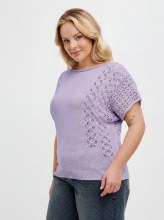 Джемпер женский 214-2729 Мультитекс. Цвет лиловый.