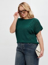 Джемпер женский 214-2729 Мультитекс. Цвет изумруд.