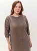 Платье женское 261-0328 Мультитекс. Цвет бежевый меланж темный.