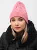 Шапка женская 291-8241 Мультитекс. Цвет брусника.